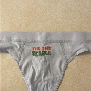 Aerie Gray 'Tis the Season' Panties